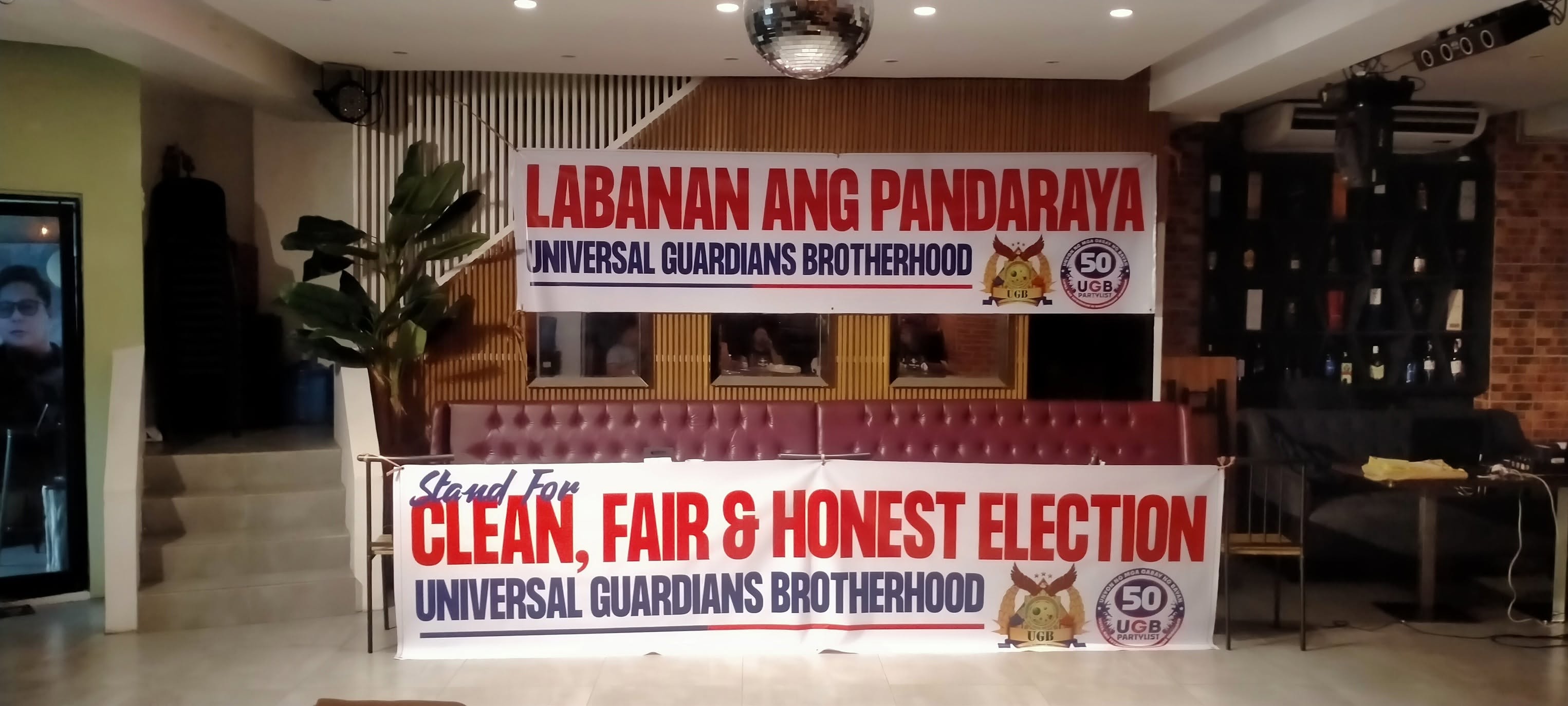 UGB published Clean, Fair and Honest Election material