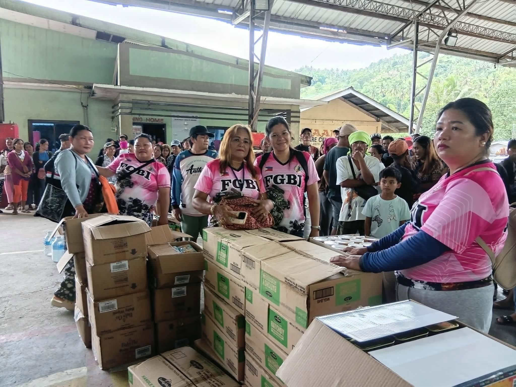 Relief goods prepared during Operation Bayanihan